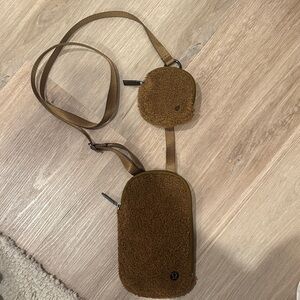 Lululemon Athletica Metallic Gold Bag